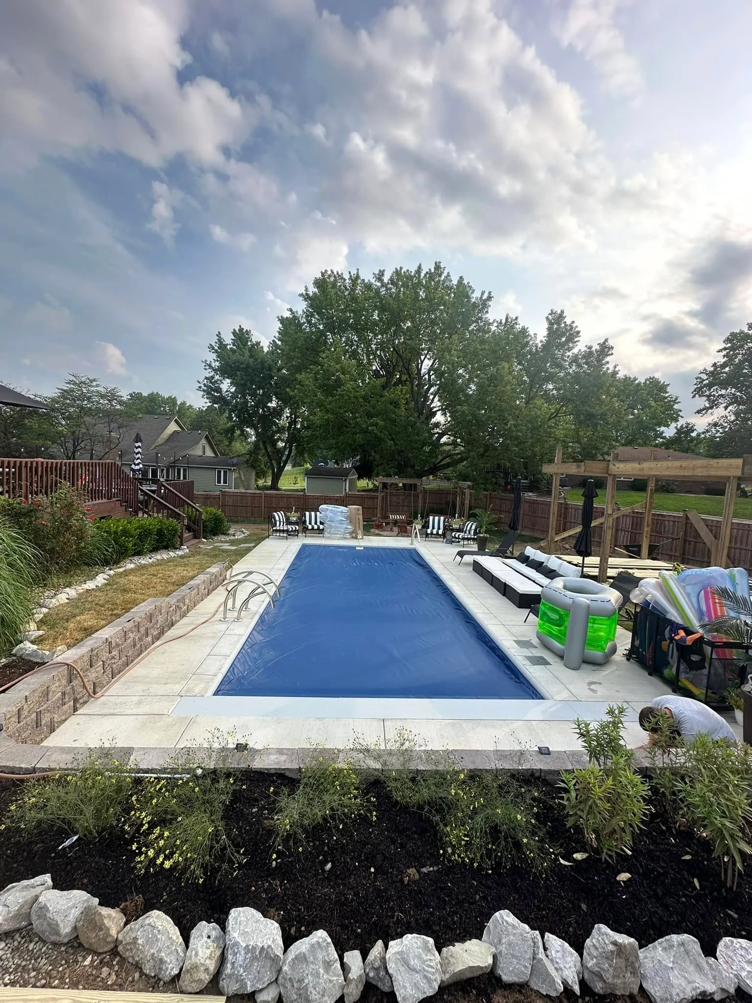 Gunite Pool Installation in Clayton, IN